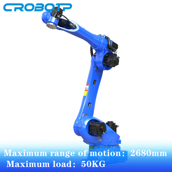 New Arrival! 6 Axis 2680mm Arm Industrial Handling Robot For Loading And Unloading